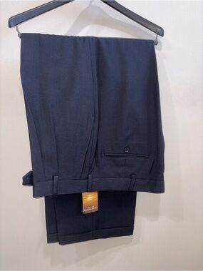 Sears Men's Dress Pants - Navy Blue - 40 x 32 , matching jacket available